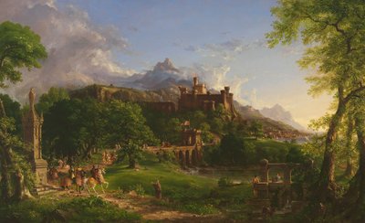 La partenza, 1837 da Thomas Cole